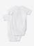 Pack of 2 Short Sleeve Bodysuits for Newborn Babies, by Petit Bateau white 