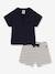 2-Piece Ensemble for Newborn Babies, PETIT BATEAU blue 