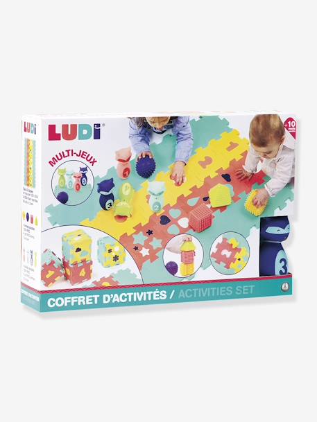 Bowling & Shapes Activity Mat, by LUDI multicoloured 