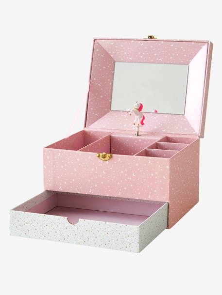 Unicorn Music Box PINK LIGHT SOLID WITH DESIGN 