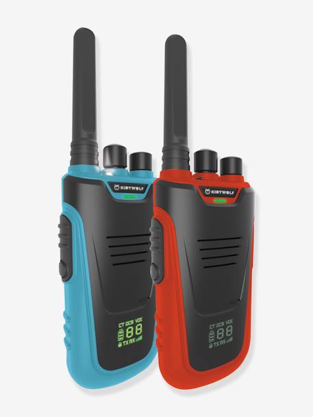 Kidytalk - Rechargeable Walkie-Talkie - KIDYWOLF blue+green 