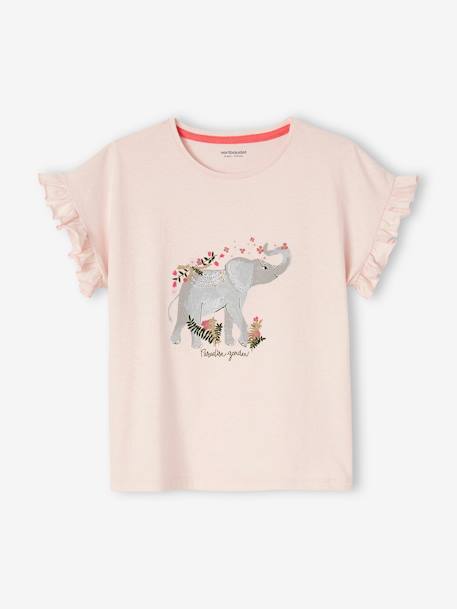 Pack of 2 Basics 'Wild' Pyjamas for Girls rose 