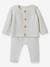 Jersey Knit Combo for Babies, by CYRILLUS ecru 