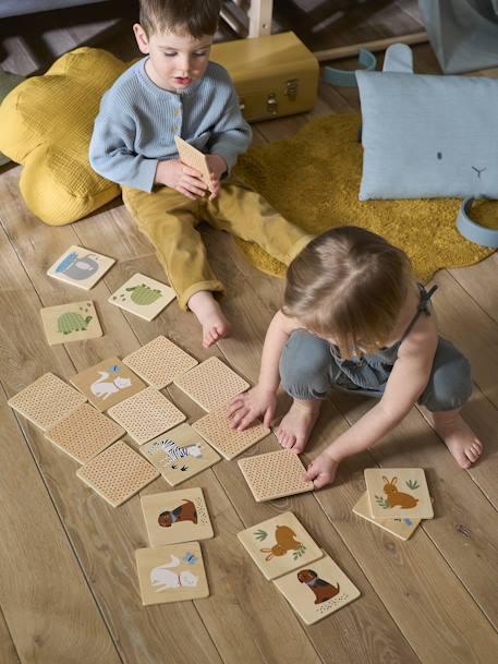 Giant Memory Game in FSC® Wood BEIGE MEDIUM SOLID WITH DECOR 