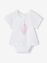 -Short Sleeve Bodysuit Top for Babies