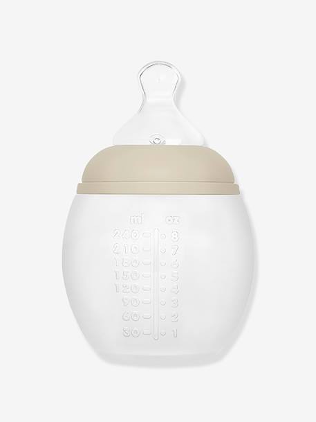 BibRond 240ml Baby Bottle by ELHEE Beige+red 