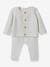 Jersey Knit Combo for Babies, by CYRILLUS ecru 