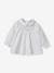 Smocked Blouse for Babies, by CYRILLUS white 