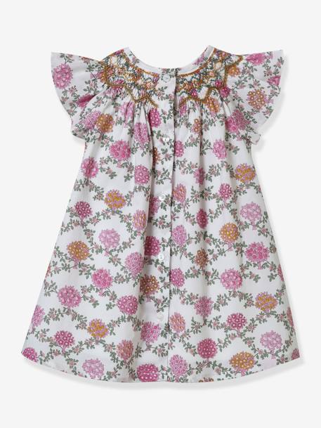 Ana Dress for Babies in Liberty® Fabric - Parties & Weddings Collection by CYRILLUS printed white 