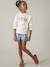 Shorts in Liberty® Fabric by Cyrillus, for Girls printed white 
