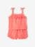 Terry Cloth Combo for Babies: Strappy Top & Shorts coral 