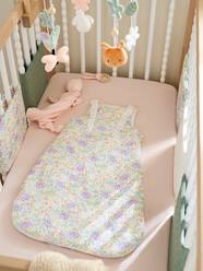 -Sleeveless Baby Sleeping Bag in Cotton Gauze, Countryside