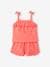 Terry Cloth Combo for Babies: Strappy Top & Shorts coral 