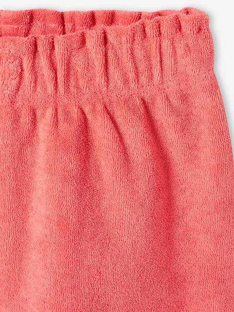 Terry Cloth Combo for Babies: Strappy Top & Shorts coral 