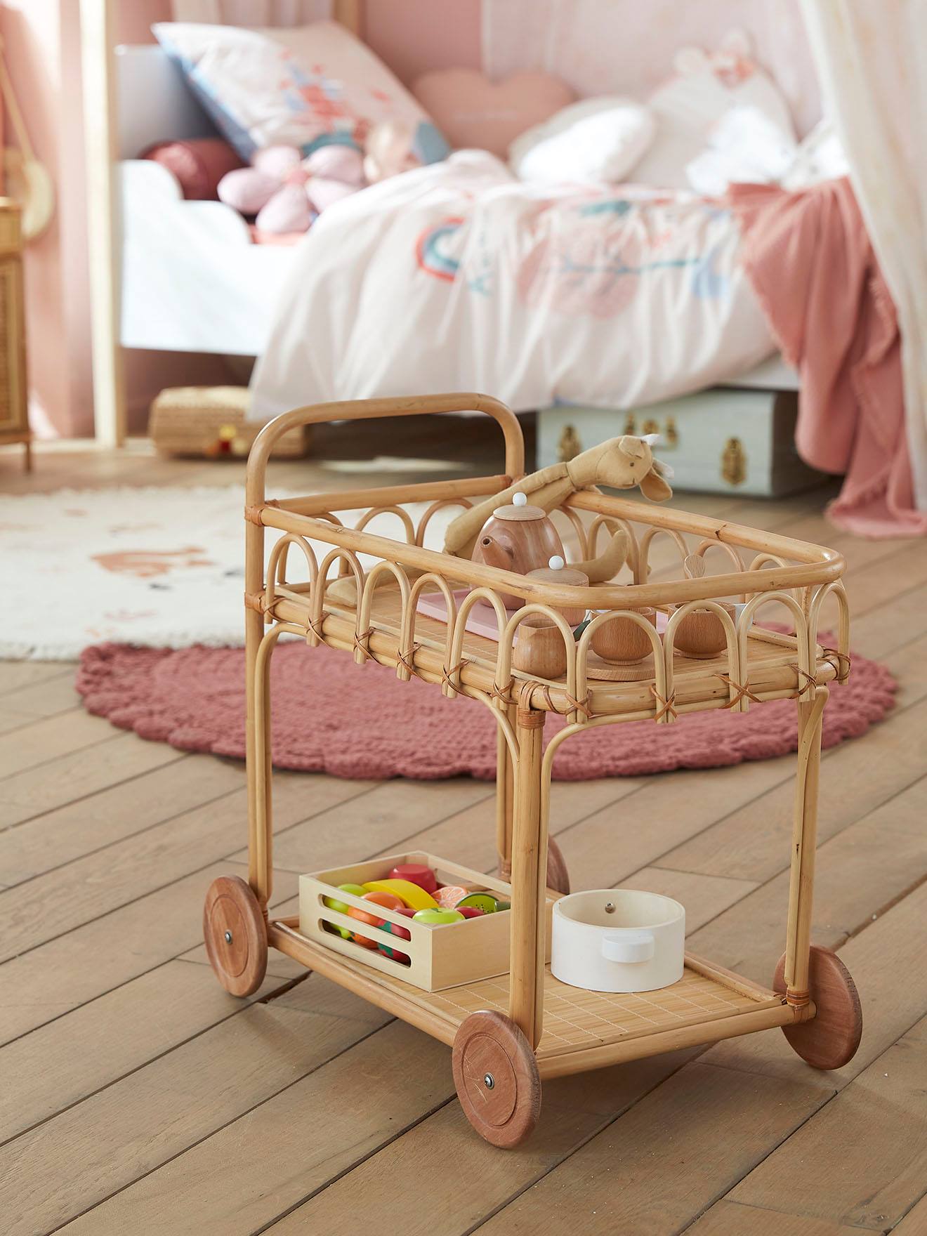 Kitchen cart and baby doll clearance toys