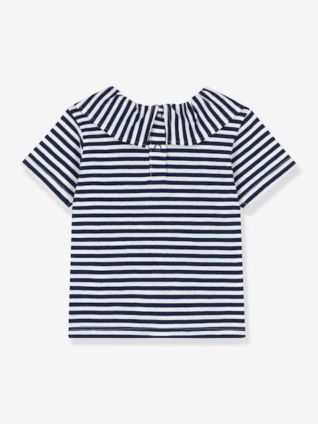 Short Sleeve Blouse, by PETIT BATEAU blue 