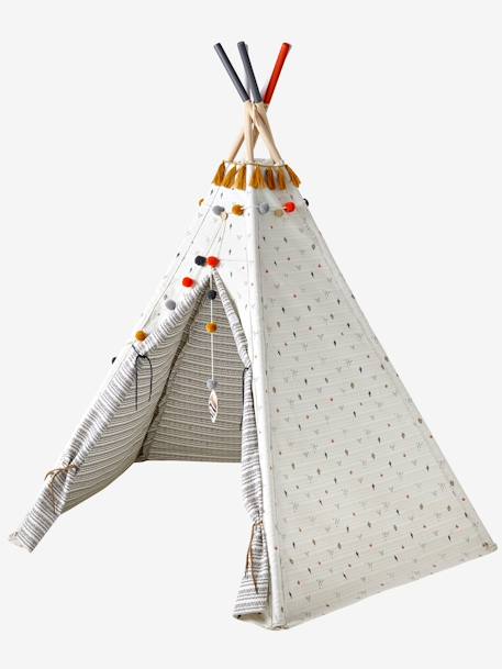 Reversible Tipi - Wood FSC® Certified caramel+Multi 