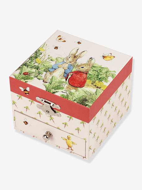 Musical Cube Box, Peter Rabbit - TROUSSELIER printed red 