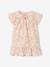 Floral Short Sleeve Dress for Babies ecru 