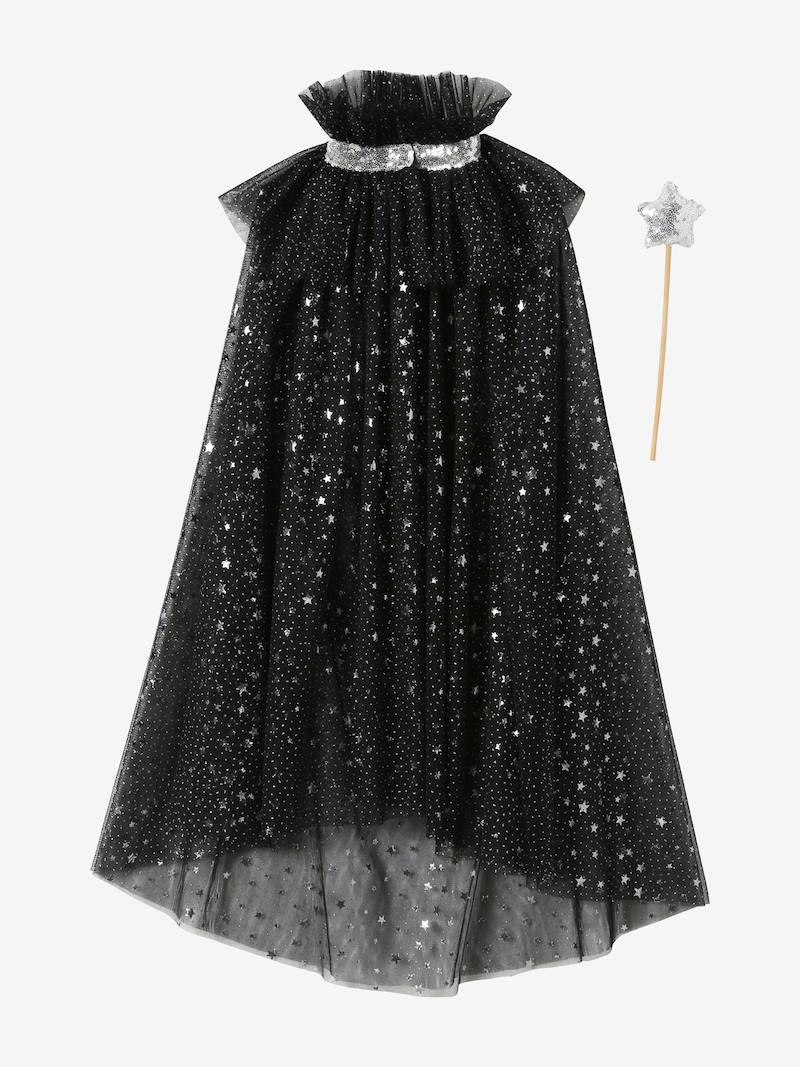 Glittery Cape + Wand - white light solid with design, Toys | Vertbaudet