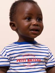 Baby-T-shirts & Roll Neck T-Shirts-Short Sleeve T-Shirt by PETIT BATEAU