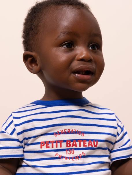 Short Sleeve T-Shirt by PETIT BATEAU blue 