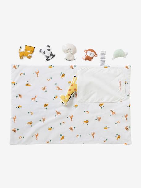 Parents/Babies Fabric Puzzle, Tanzania white 