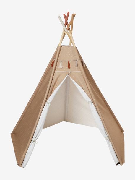 Reversible Tipi - Wood FSC® Certified caramel+Multi 