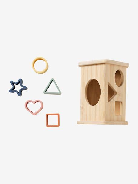 Sort & Fit Triangle with Shapes in Wood & Silicone beige 