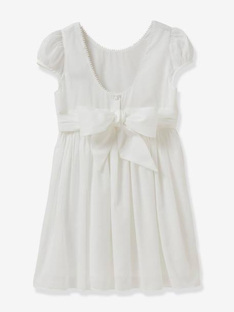 Thelma Dress for Girls - Parties & Weddings Collection by CYRILLUS white 