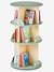 Rotating Bookcase, Rainbow sage green 