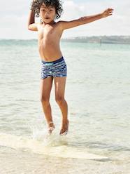 -Swim Boxers with Tropical Print for Boys