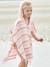 Fouta Striped Poncho for Children striped blue+striped pink 