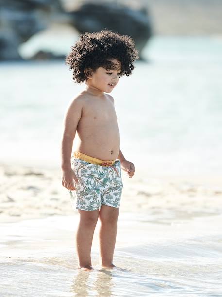 Printed Swim Shorts for Baby Boys green 