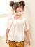 Short Sleeve Blouse in Broderie Anglaise, for Babies ecru 