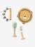 Set of Maracas, Tambourine, Tambourine with Rattles - FSC® Certified green+Multi 