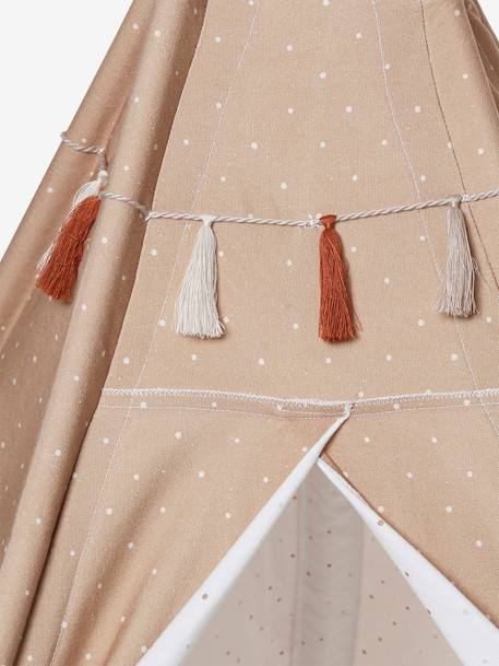 Reversible Tipi - Wood FSC® Certified caramel+Multi 