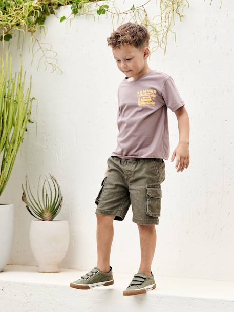 Cargo Shorts for Boys beige+khaki+navy blue 