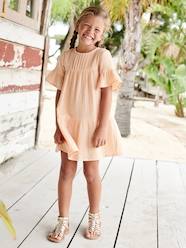 Girls-Cotton Gauze Dress for Girls