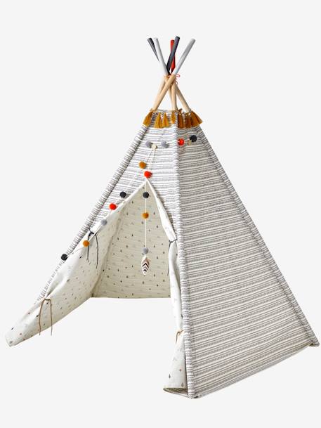 Reversible Tipi - Wood FSC® Certified caramel+Multi 