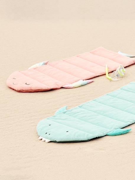 Fish Beach Mat rose+sky blue 