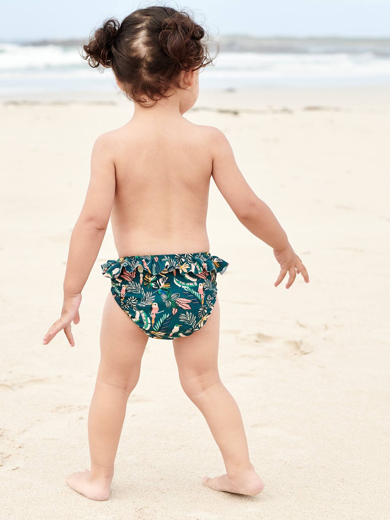 Printed Bikini Bottoms for Baby Girls green