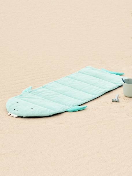 Fish Beach Mat rose+sky blue 