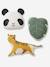 Set of Animal Cushions, Hanoi Theme ecru 