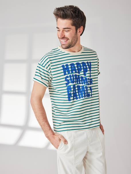 Unisex T-Shirt for Adults, Sailor Capsule Collection striped green 