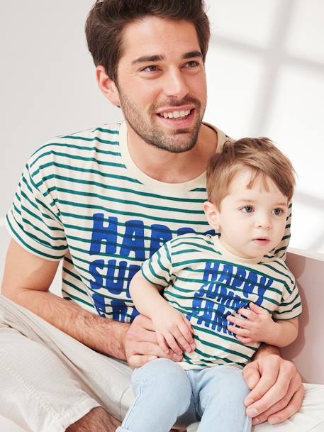 T-Shirt for Babies, Sailor Capsule Collection striped green 