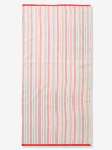 Fouta Beach/Bath Towel striped blue+striped pink 