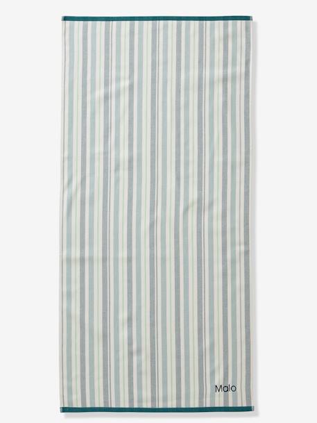 Fouta Beach/Bath Towel striped blue+striped pink 