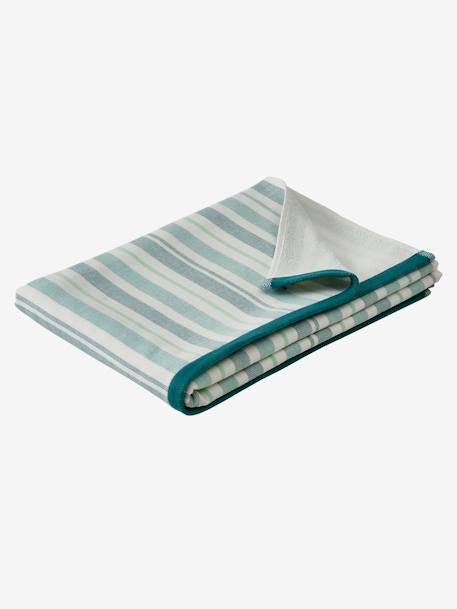 Fouta Beach/Bath Towel striped blue+striped pink 