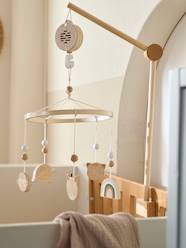 Nursery-Cot Mobiles-Musical Mobile in FSC® Wood, Hanoi